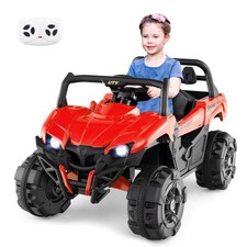 12V Kids Ride on Truck w/ Remote Control Slow Start Safety Belt Rear Storage