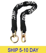 OKG Ultra Security Chain - 4ft x 1/2in (12mm) Thick Hardened Alloy Steel Cut Pro