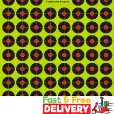 620 targets in Pack of 10 sheets 1" Stick & Splatter - Adhesive Shooting Targets
