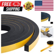 High Density Foam Tape 2-Pack, 1/2 Inch Wide X 3/8 Inch Thick, Self-Adhesive ...