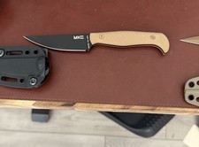 Montana Knife Company Battlegoat Tactical Knife Coyote Black