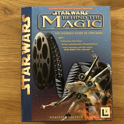 Star Wars Behind the Magic (PC, 1998, Big-Box)