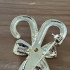 Vintage AAi Candy Cane Holiday Christmas Brooch Pin Gold Tone Whimsical 2 1/4” — photo 8