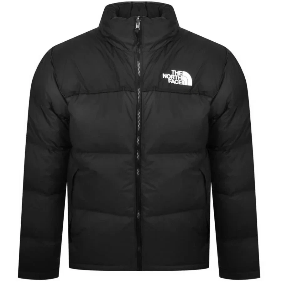 North face nuptse mens black sale