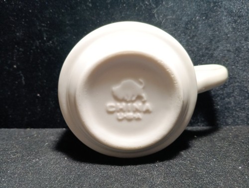 BUFFALO CHINA "KENMORE GREEN" Restaurant Ware Cup 2.5"H x 3"W of Bowl - Picture 5 of 7