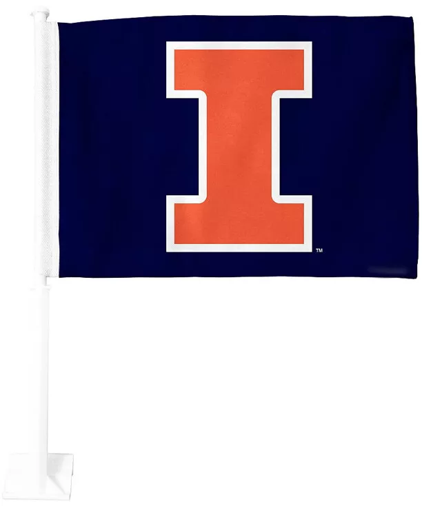 Illinois Fighting Illini 2-Sided Vertical Flag