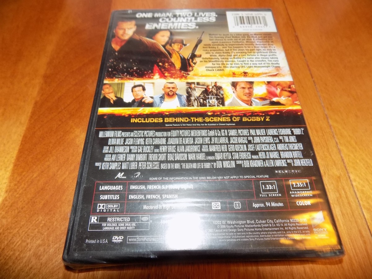BOBBY Z Paul Walker Laurence Fishburne Olivia Wilde Keith