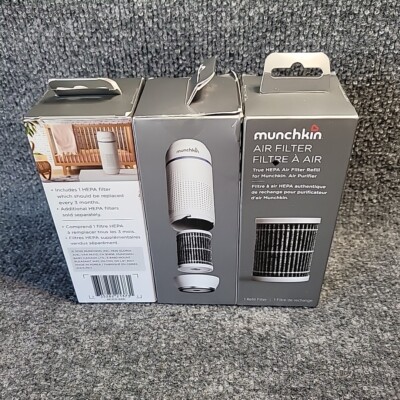 Original True-HEPA Carbon Filter For Munchkin Portable Car Air Purifier Lot of 3
