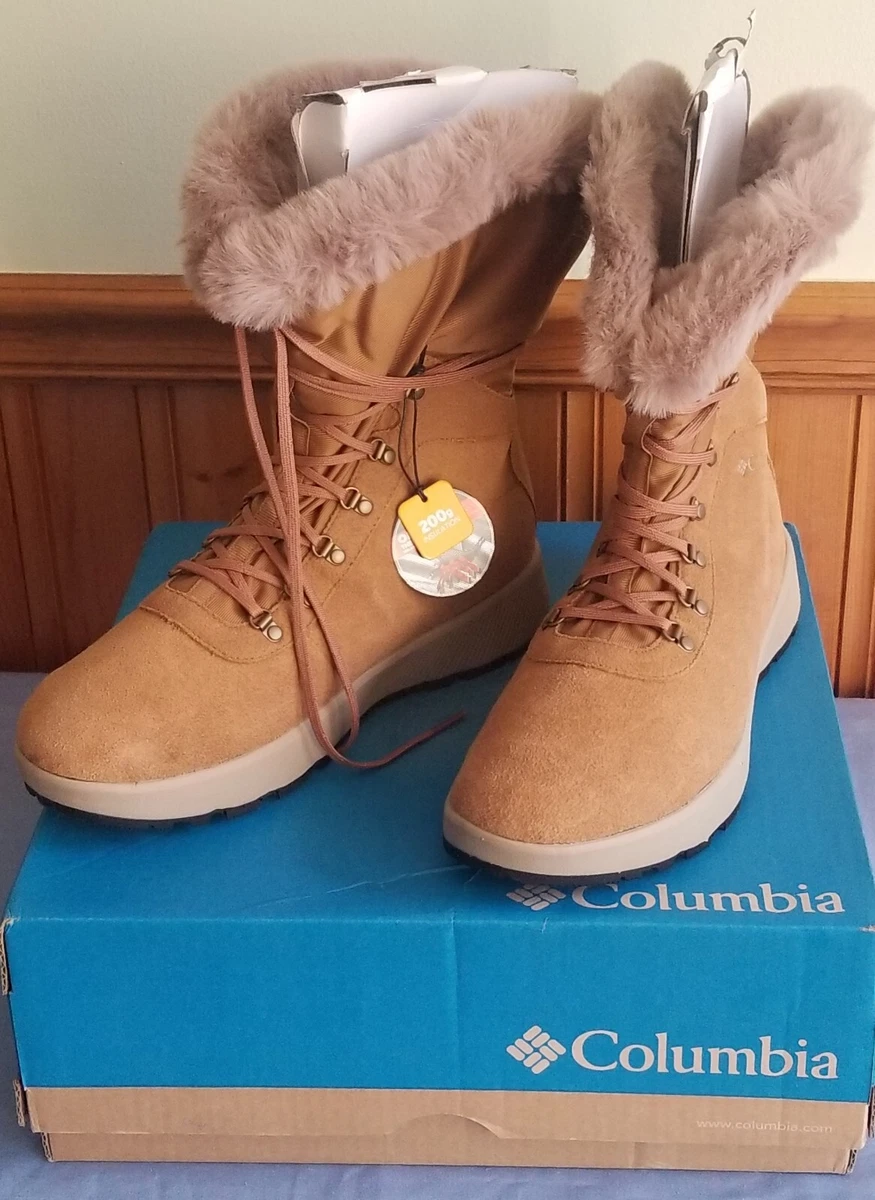 NIB $120 Womens Sz 10.5 Columbia Slopeside Village Warm Insulated