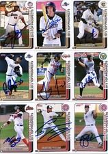 JAKE STINNETT SIGNED 2015 MWL MIDWEST LEAGUE TOP PROSPECT ROOKIE CARD AUTO