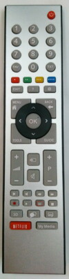 Re-Flix Télécommande de rechange TS1187R pour Grundig TV 40VLE7462 BL