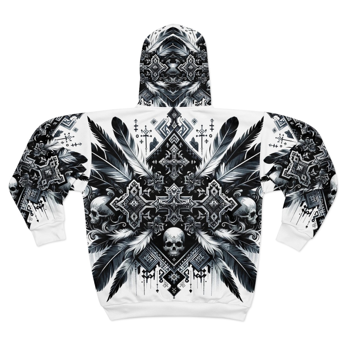 白(KURO)HOODIE(L) Kuro Cotton Hoodie | Parallel