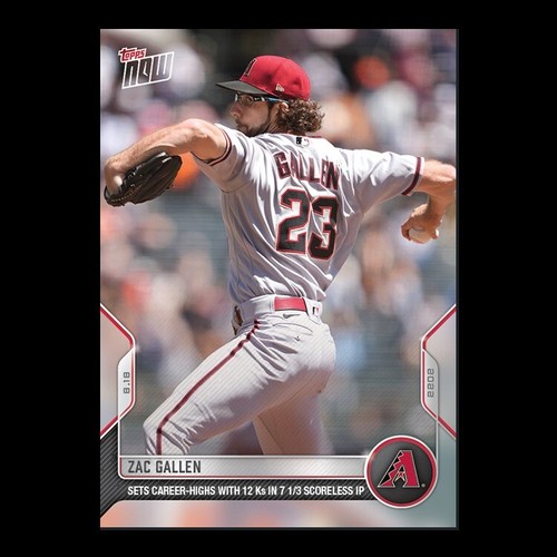 2022 Topps Now 733 Zac Gallen