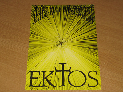 SPACE TIME CONTINUUM - EKTOS - READING - 1990's RAVE CLUB FLYER (A4)