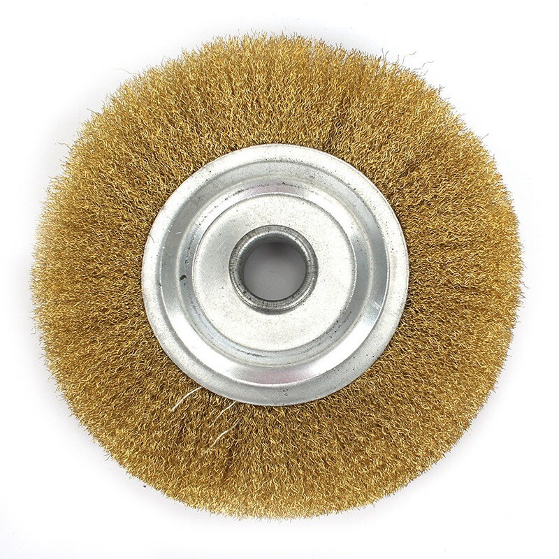 JUMELA Messing-Drahtbürsten 5 Mm – 15/30 Stk., Für Bohrmaschine, Polieren & Reinigen