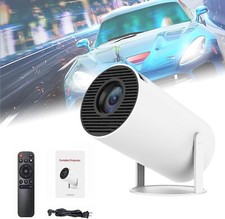 Portable projector bluetooth usb hdmi 180 degree turning size changing display