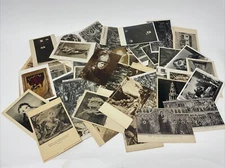 Random 50+ Vintage Postcard Lot - Black & White Mixed Variety Art, History