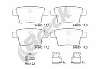 Breck BremsbeläGe Bremsbelegsatz Hinten FüR Ford Mondeo III Turnier