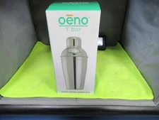 Cocktail Shaker Oeno Bar Saloon Cocktail Shaker 24 oz Stainless Steel BRAND NEW!