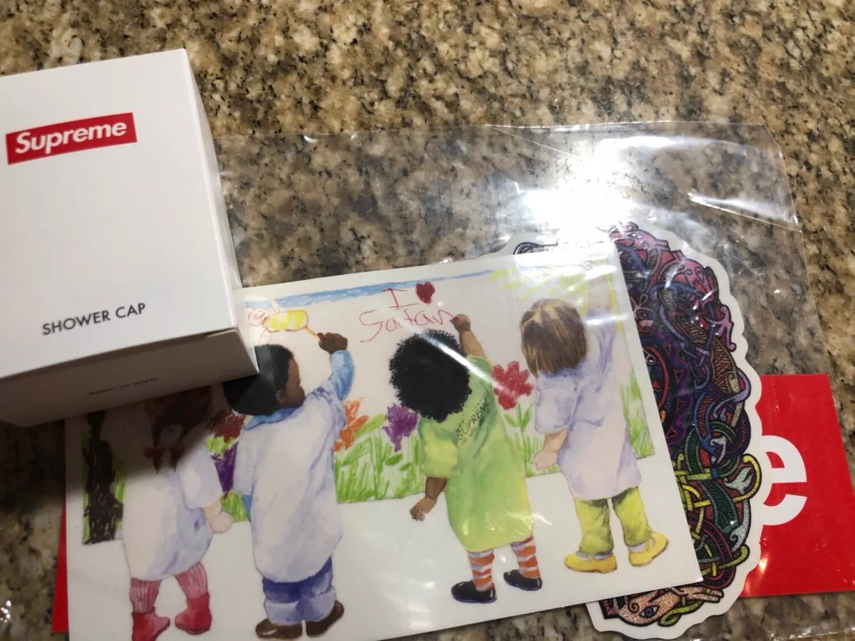 Supreme i top love satan sticker