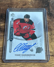 2020-21 SP Authentic Yegor Sharangovich Future Watch Auto Rookie /999