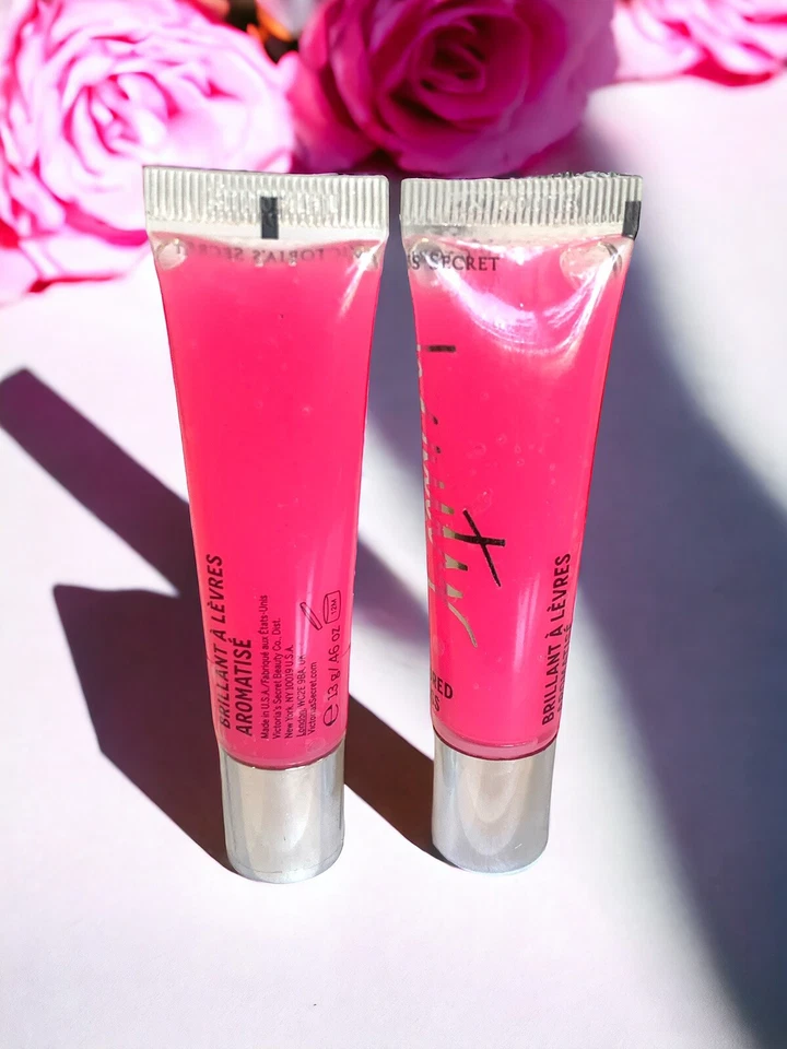 2X Victoria’s Secret Beauty Rush Love Berry Flavored Gloss .46 oz READ MORE - Image 2 of 4