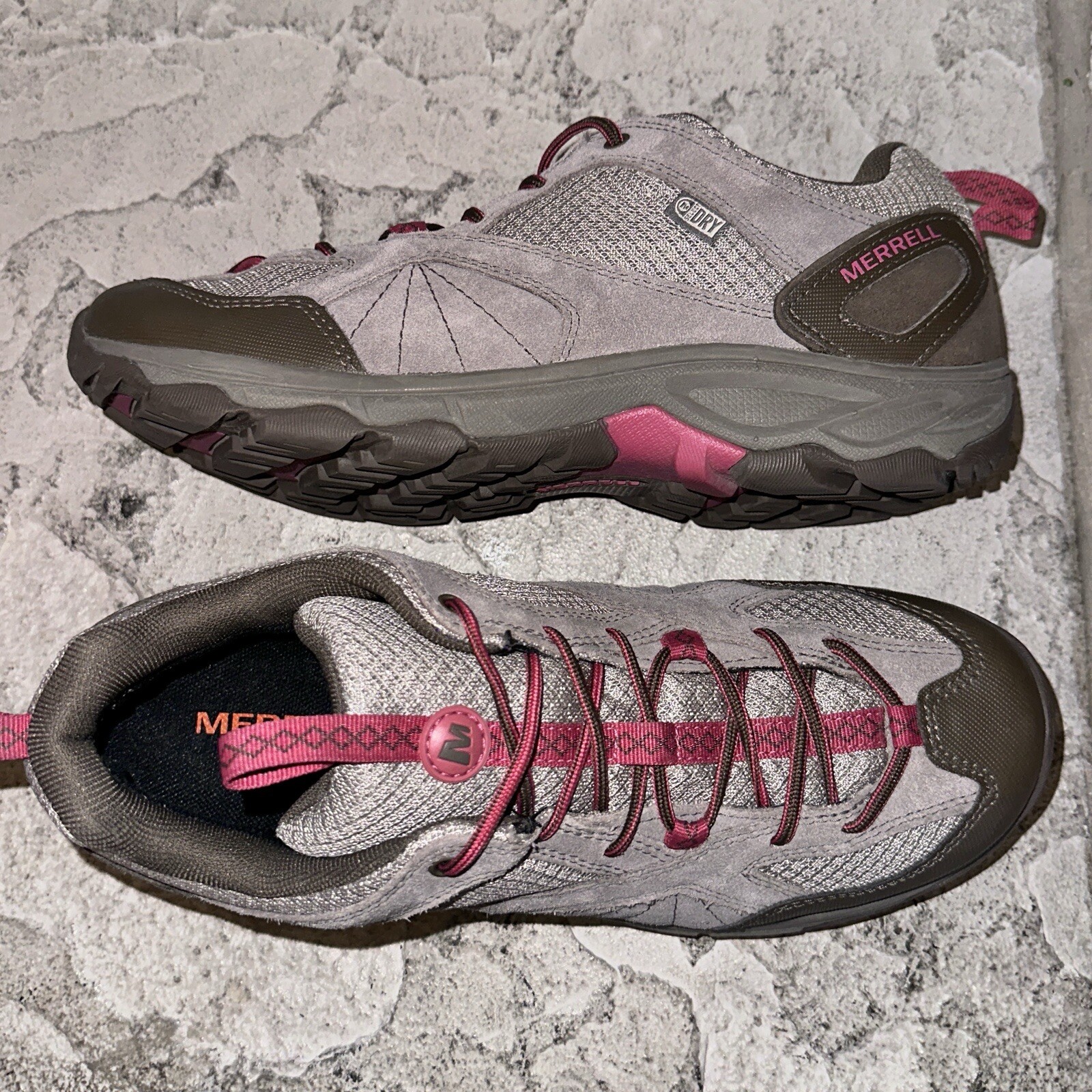 Scarpe da trekking Merrell Moab 3 Falcon in pelle sneakers 9 donna J09492 come nuove