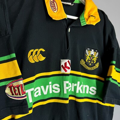 Maillot Domicile Northampton Saints Rugby Union - Saison 2001/2002 - Taille XXL Canterbury - État Très Bon