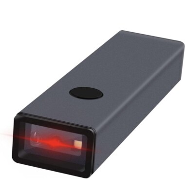 2D QR Wireless Bluetooth Alloy Metal Barcode Scanner,Symcode Portable Handheld B