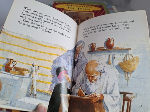 Vintage Christian Book Joblot Bible Pop-Up Nativity The Bible Story Vol 1 and 2 - Picture 14 of 17