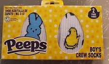 Peeps Boys Easter Crew Socks 2 Pack