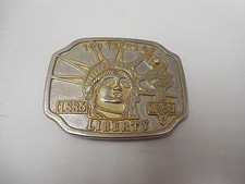 Metal Statue of Liberty Belt Buckle 100 Years of Liberty