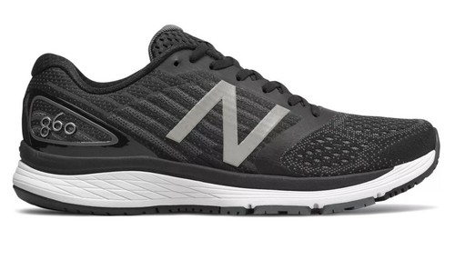 New Balance 860 Mens Running Shoes (2E Wide) (M860BK9) | US SIZING - Afbeelding 1 van 4