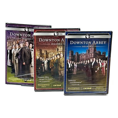 Downton Abbey DVD Boxset Lot 3 Seasons 1 2 3 New Sealed Original UK Version