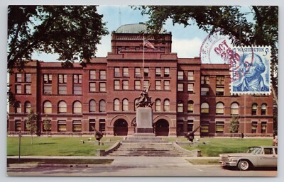 Postcard Kane County  Court House Geneva Illinois