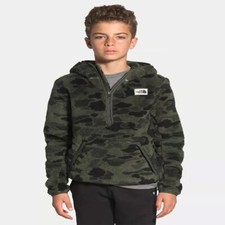 The North Face Kid's Hoodie Campshire Long Sleeve Half Zip Hooded Sweatshirt