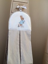 Peter Rabbit Nappy Stacker In grey star fabric