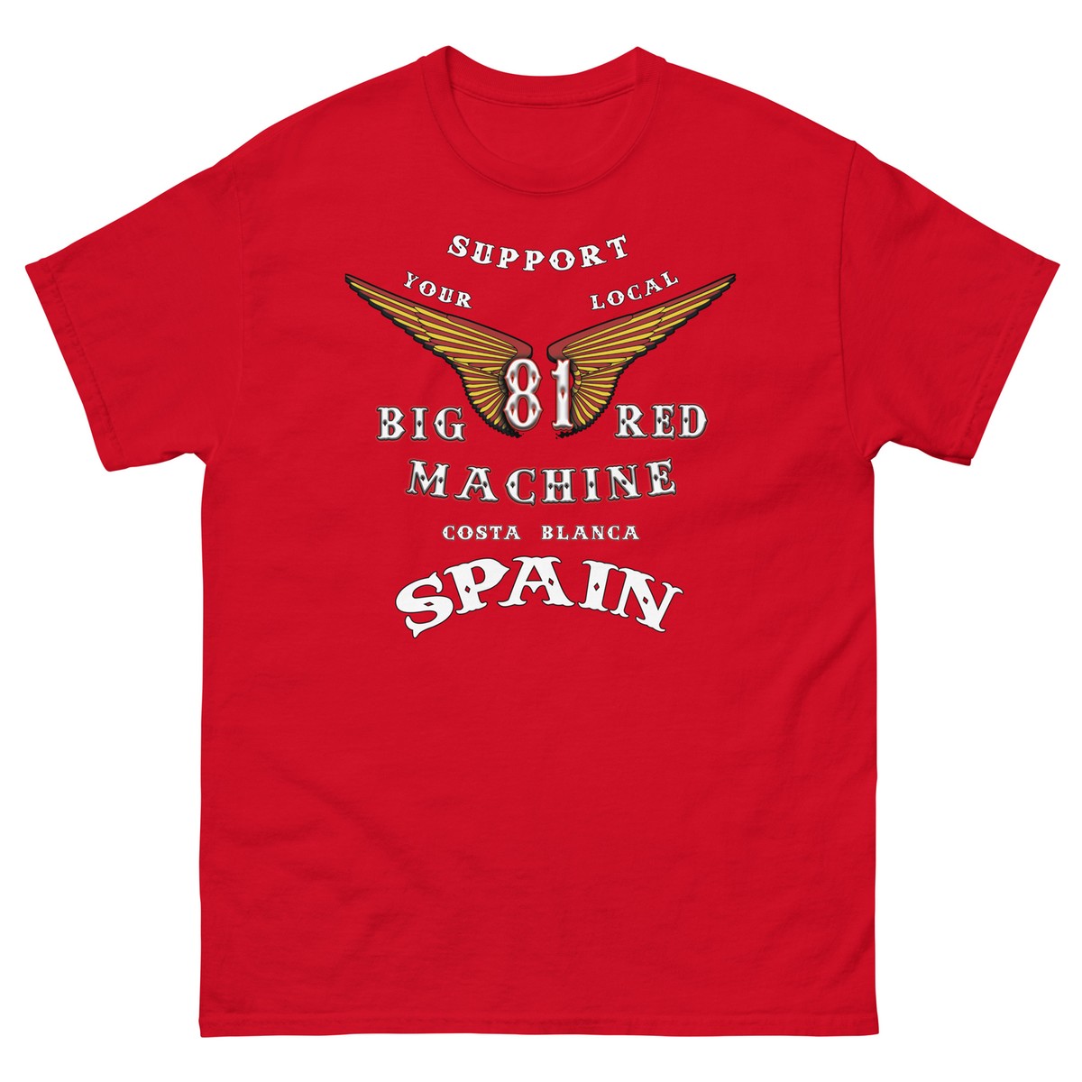 01 Hells Angels Big Red Machine Anniversary Wings Support81