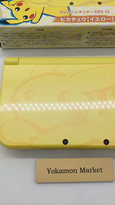 3DS ピカチュウモデル Nintendo 3DS XL LL Pokemon Pikachu Yellow Body Limited Model Used