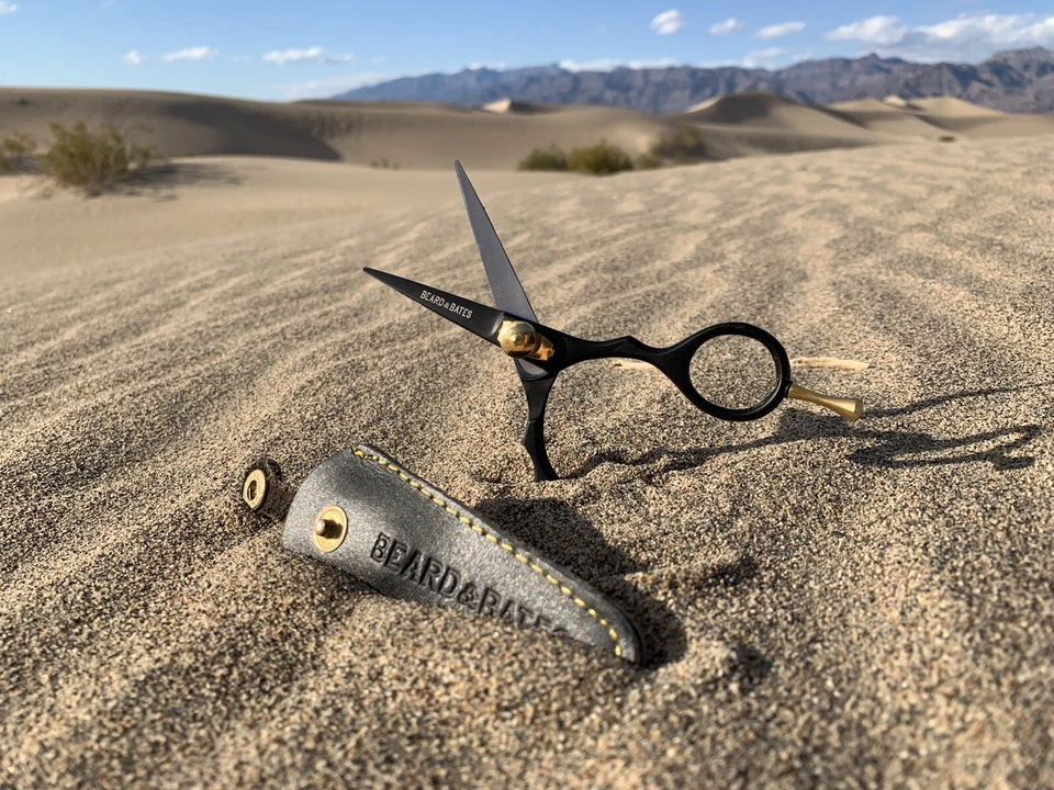 Beard & Bates - ¡Tijeras para barba, bigotes y cabello de 1878!!! SEGUNDOS DE FÁBRICA!!! Foto 3 de 4