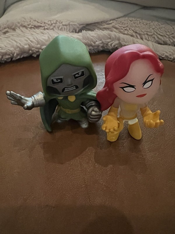 Funko Mystery Mini Lot Of 2 Dr Doom And Dark Phoenix  New Only Displayed