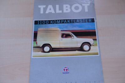 210434) Talbot 1100 Kompaktlaster Prospekt 09/1980
