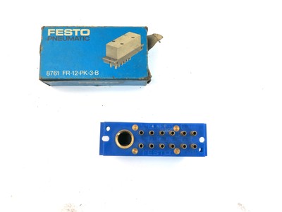 Festo 8761 FR-12-PK-3B Distribution Block 12 PIN