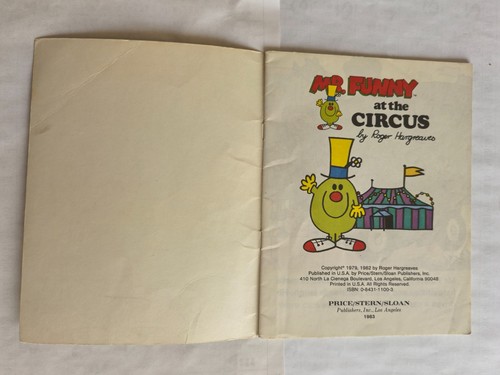 Vintage 2 books of Mr. Men Word Books - Imagen 6 de 6