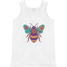 'Bumble Bee Mandala' Adult Vest / Tank Top AV057023