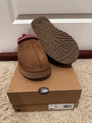 UGG Tazz Tasman Slipper Big Kids Grade 5y Chestnut Red 1143776K Brand New