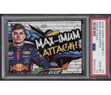 2020 Topps Chrome Formula 1 F1 Track Tags Max Verstappen #TT-5 PSA 10 💎🚨 MINT