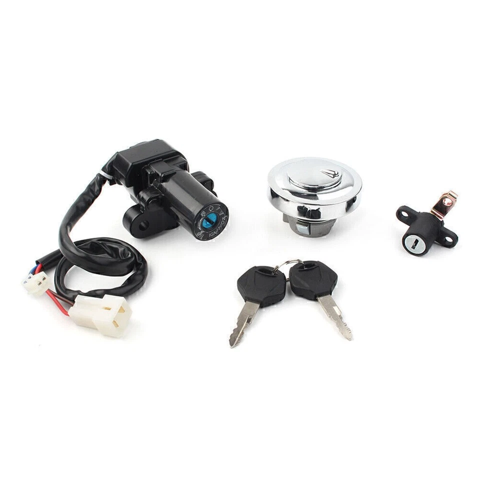 Chave de trava de assento interruptor de ignição tampa de gás combustível para Yamaha XVS950 V Star 950 2009-16 - Imagem 3 de 4