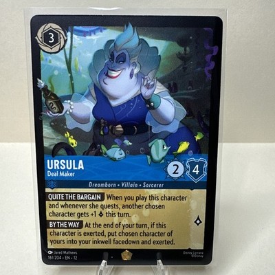 Ursula - Deal Maker 161/204 Lorcana Wilds Unknown Regular Legendary NM
