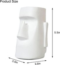 White, glasses rest & storage holder,  for Makeup Brushes / pen / flower holder